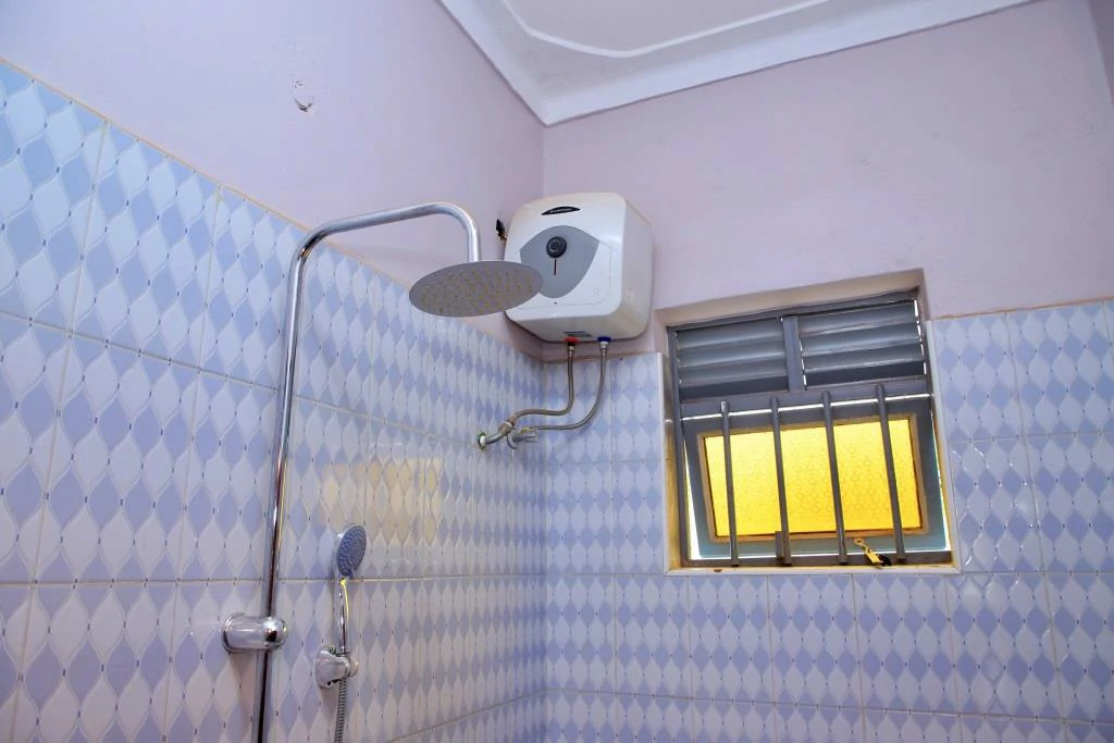 Ensuite bathroom with glass shower